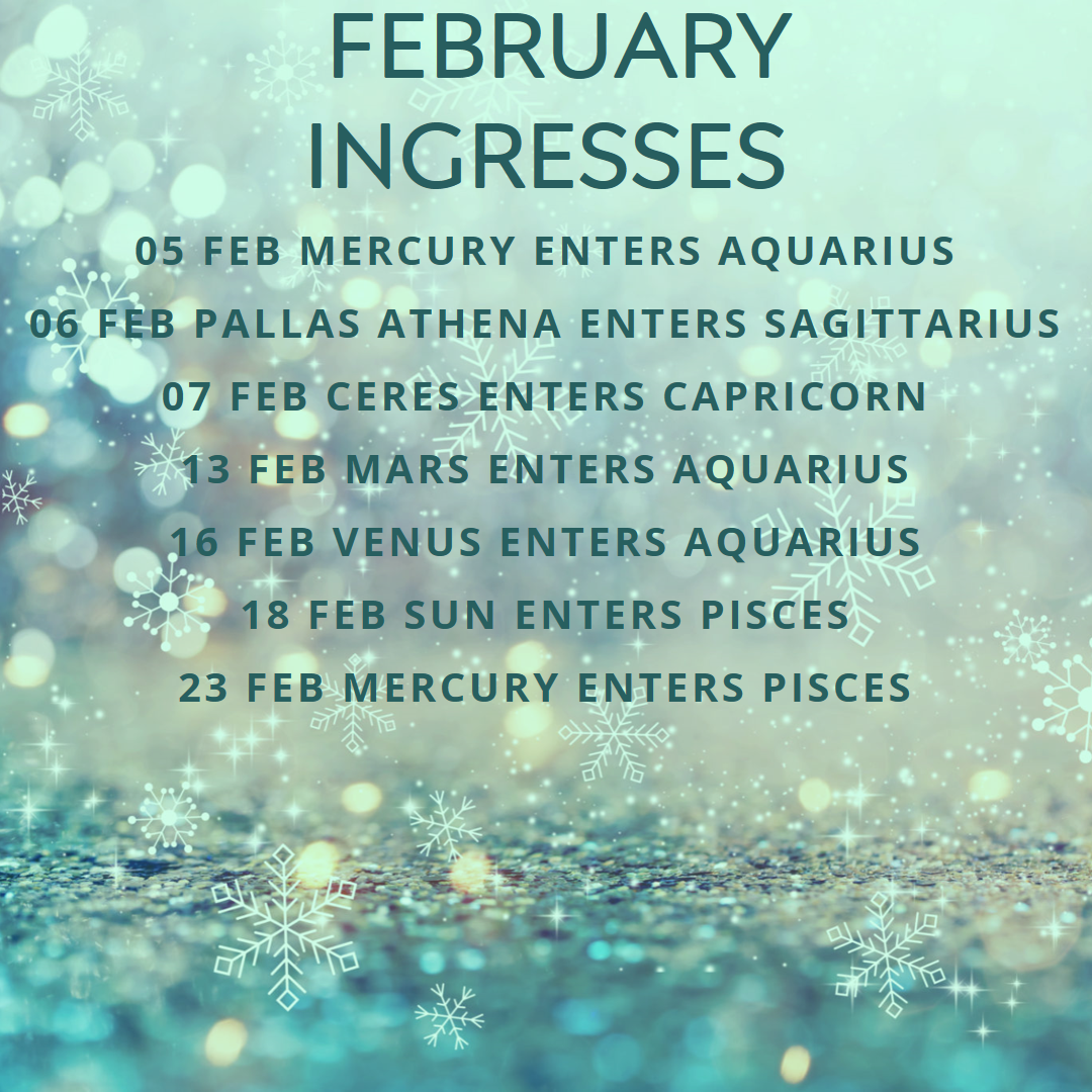 February Ingresses