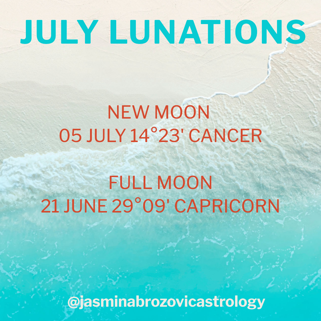 July Lunations