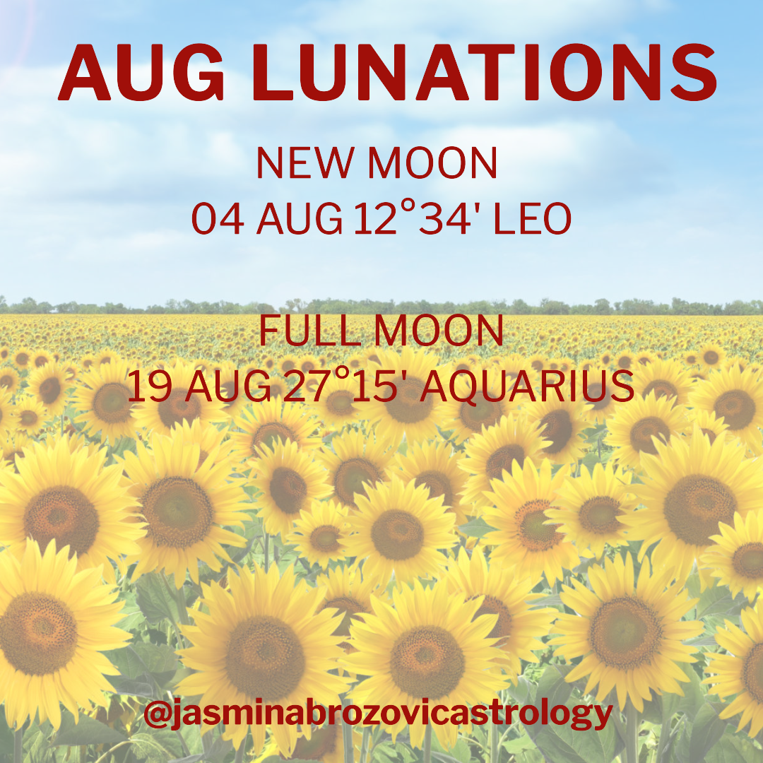 August Lunations