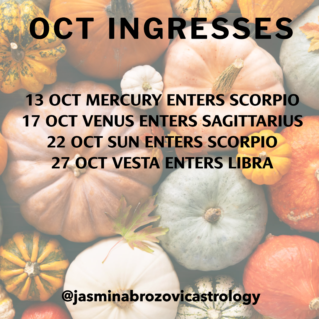 October Ingresses