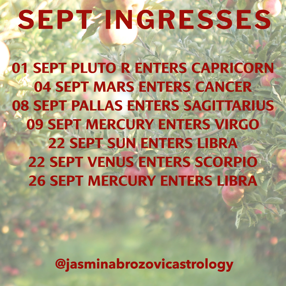 September Ingresses