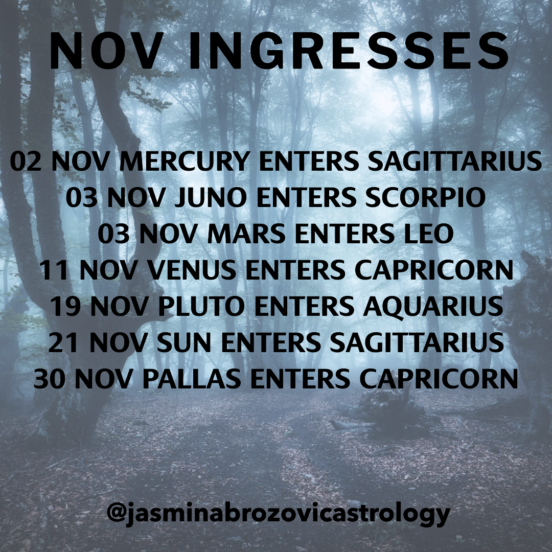 November Ingresses