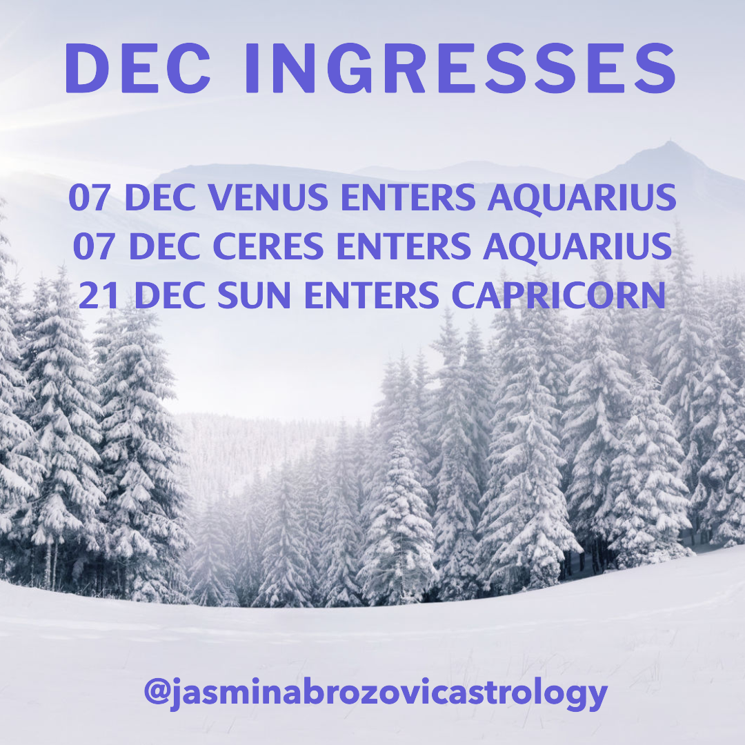 December Ingresses