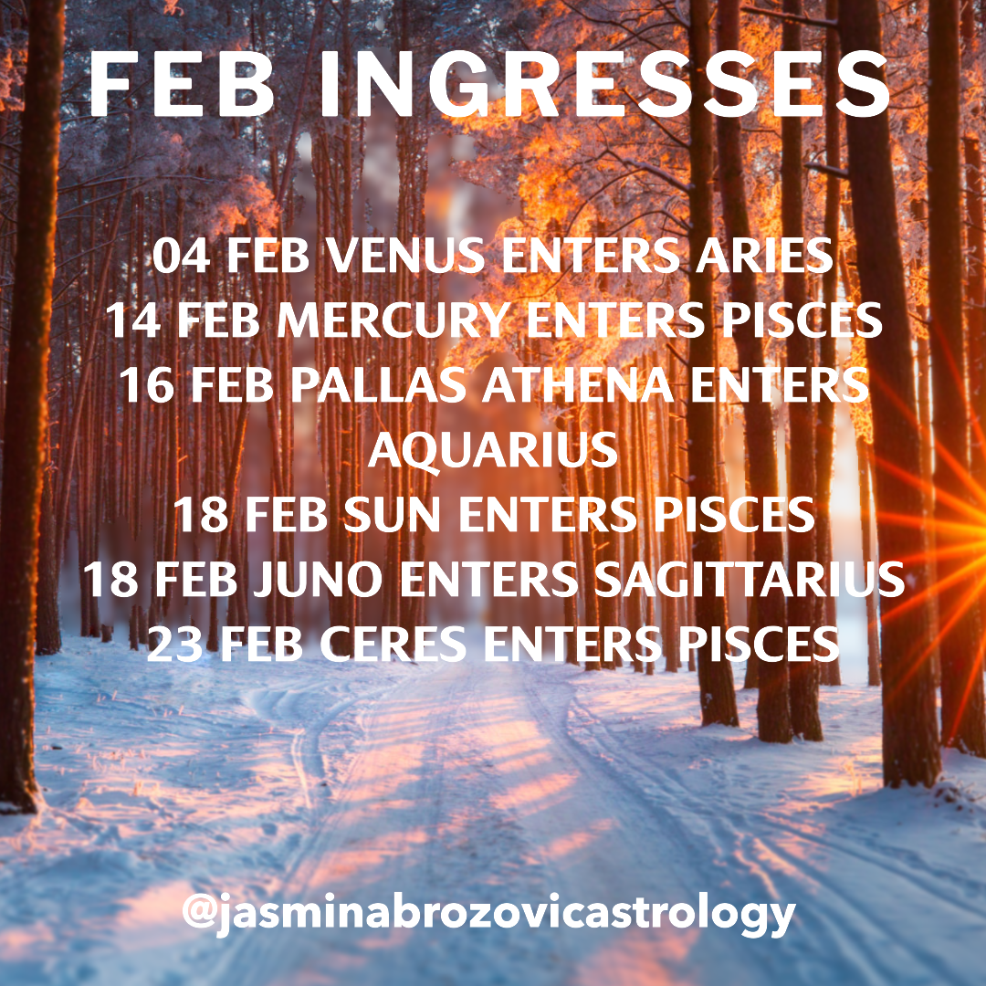 February Ingresses